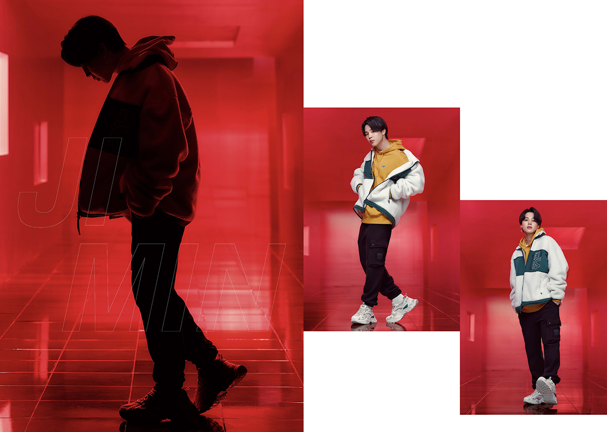 2020 FW FILA x BTS korea fall BOLD