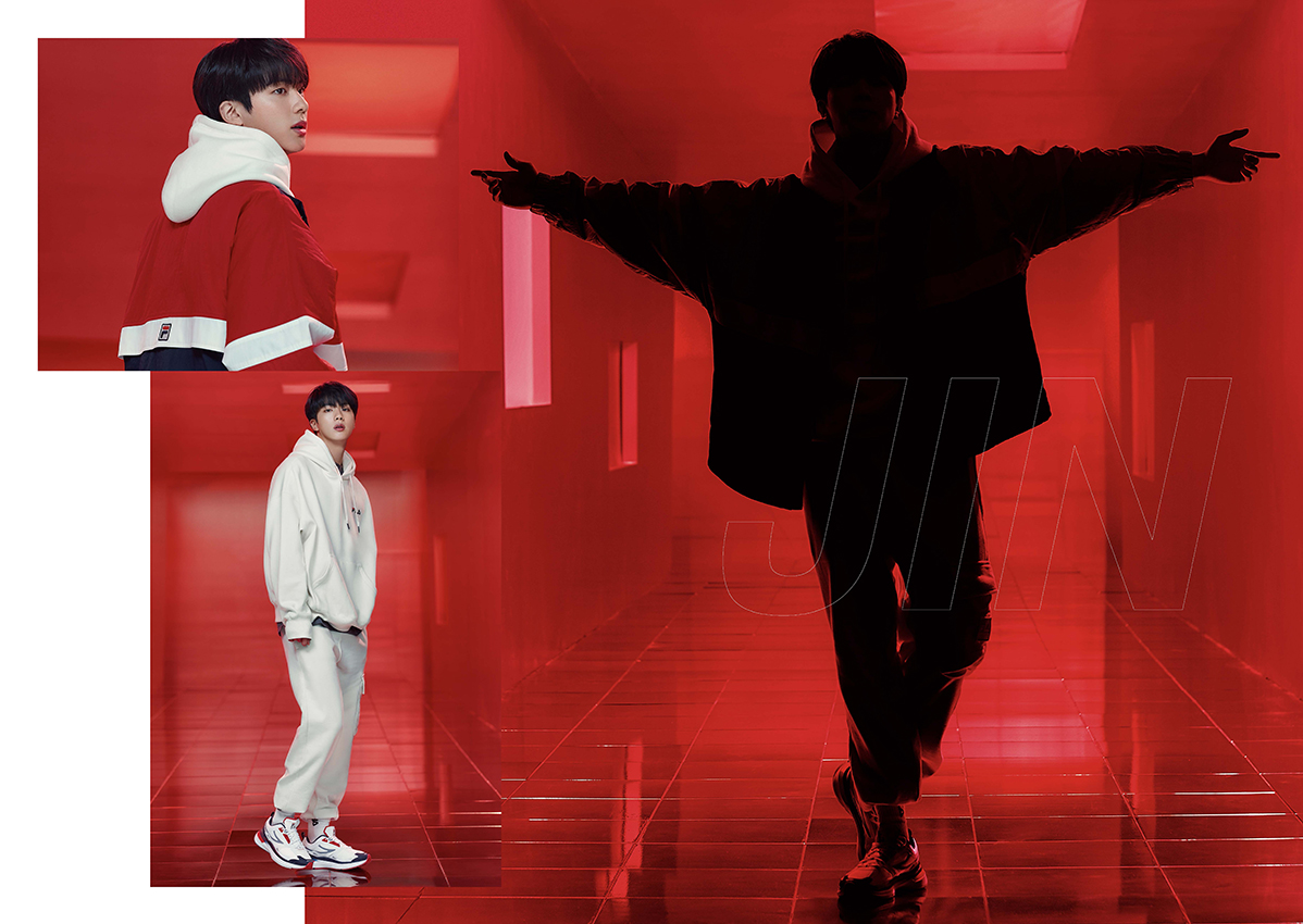 2020 FW FILA x BTS korea fall BOLD